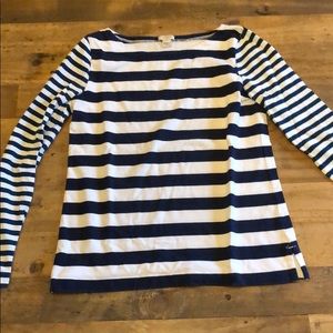 J.Crew Factory mixed striped long sleeve tee